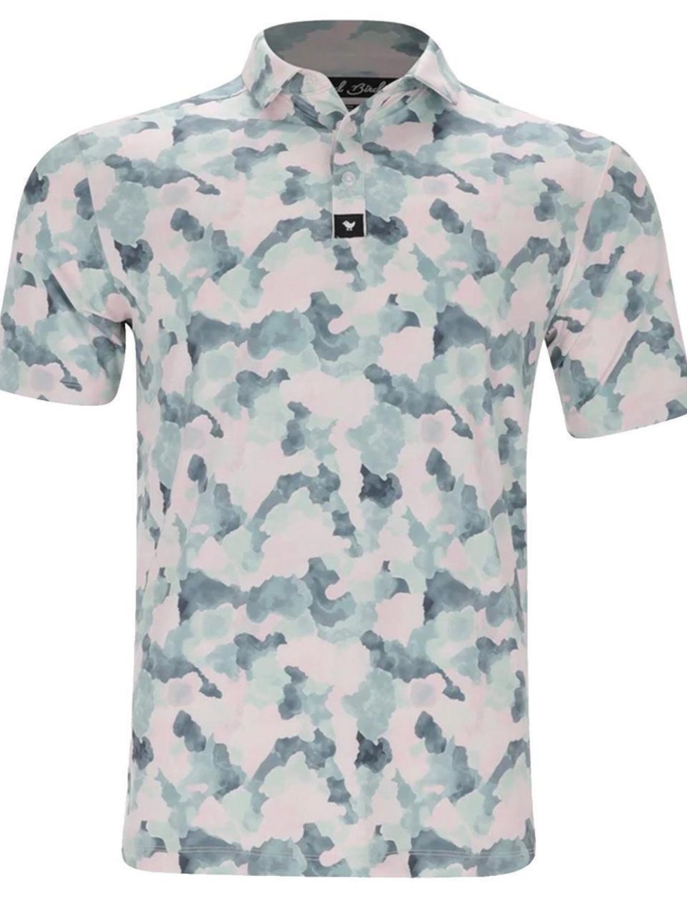 Men’s Bad Birdie Pink & Green Camouflage Polo